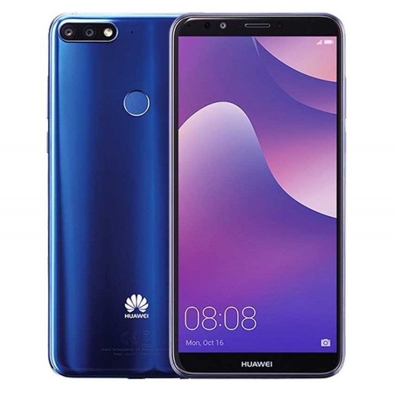 HUAWEI Y7 Prime 2018 4G Bleu Alarabia Informatique