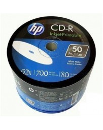 BOBINE DE 50 CD-R 52X IMPRIMABLE HP