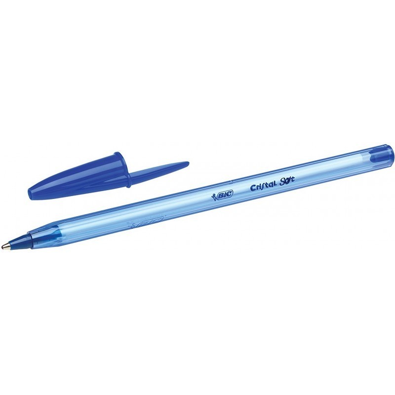 Cristo - mini stylo bille 10.7 x 0.5 cm en métal - bleu - La Poste
