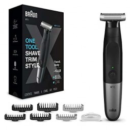 RASOIR -TONDEUSE RECHARGEABLE BRAUN SERIE X NOIR XT5200