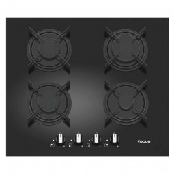 PLAQUE DE CUISSON FOCUS F409B 4 FEUX 60 CM - NOIR