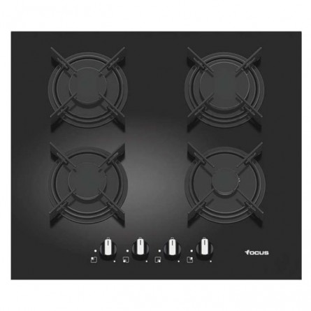 PLAQUE DE CUISSON FOCUS F409B 4 FEUX 60 CM - NOIR