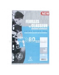 FEUILLES DE CLASSEUR PERFOREES  80P  80G SELECTA