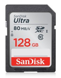 CARTE MEMOIRE SD128GB SANDISK ULTRA SDXC CARD