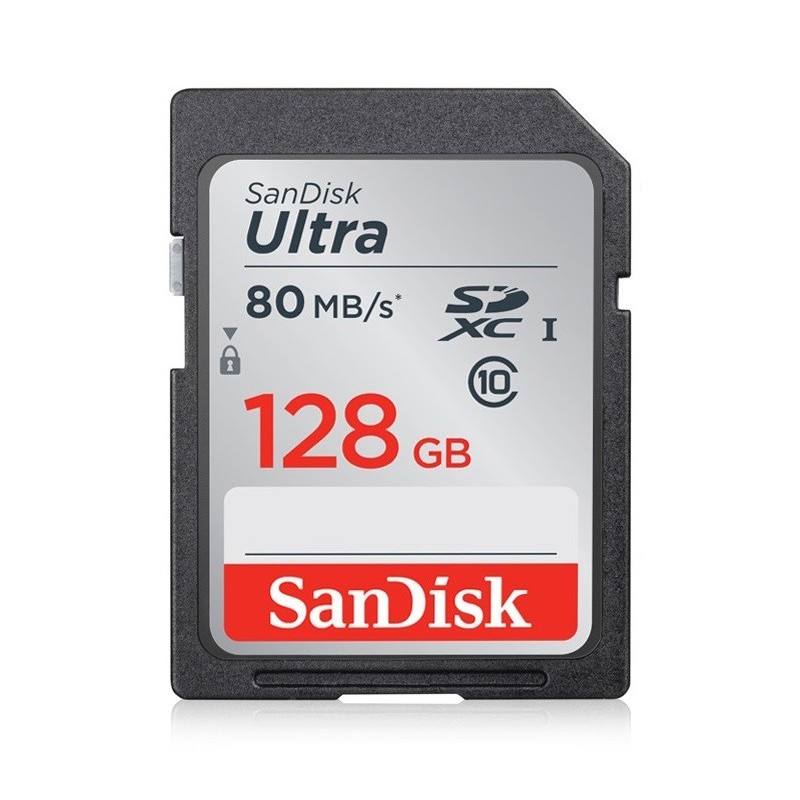 CARTE MEMOIRE SD128GB SANDISK ULTRA SDXC CARD