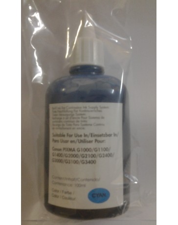 BOUTEILLE D'ENCRE CANON GI-190/490 100ML CYAN PRINT PRO