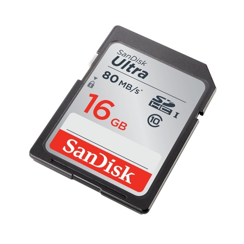 CARTE MEMOIRE SANDISK ULTRA SDHC UHS-1 CARD 16GB