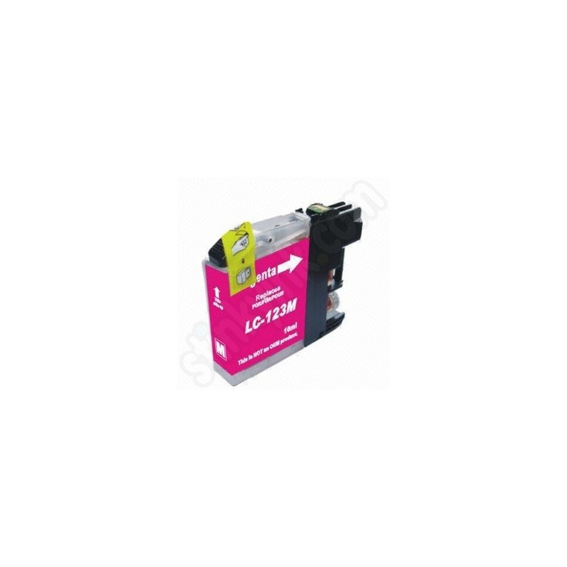 CARTOUCHE BROTHER ADAPTABLE JB-LC123 MAGENTA  JETBOSS