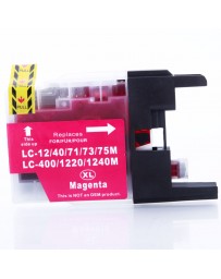 CARTOUCHE BROTHER ADAPTABLE LC40/71/73 MAGENTA PRINT PRO