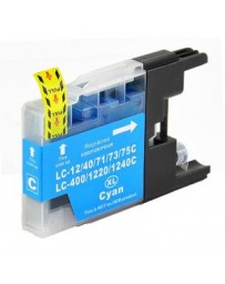 CARTOUCHE BROTHER ADAPTABLE LC40/71/73/1220/1240 CYAN PRINT PRO